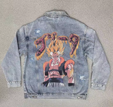 GOGETA DRAGON BALL ANIME DENIM JACKET