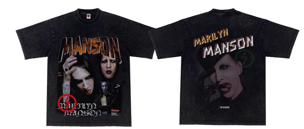 MARILYN MANSON SUPER STAR VINTAGE SWEATSHIRT WITH HOODIE