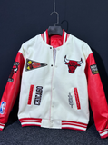 PRO BULLS BASKETBALL EMBROIDERED VARSITY UNISEX COLLEGE JACKET