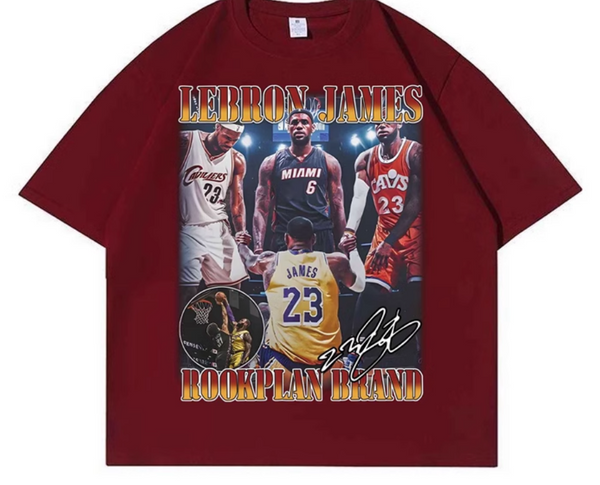 LEBRON JAMES BASKETBALL VIBE PRINT UNISEX T SHIRTS