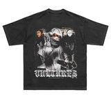 DKNT VIBE VULTURE ICONIC STYLE T SHIRT IN BLACK