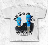 SANA DETROIT BLUE MASK GOTHIC PARODY T SHIRTS