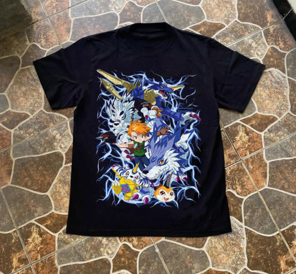SANE DIGIMON GABUMON ANIME UNISEX VINTAGE T SHIRTS