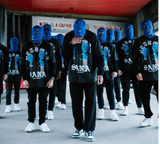 SANA DETROIT BLUE MASK GOTHIC PARODY T SHIRTS