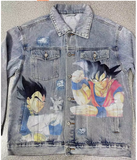 GOGETA DRAGON BALL ANIME DENIM JACKET