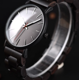 BOBO BIRD CLASSIC ELEGANT BLACK WOODEN WATCH