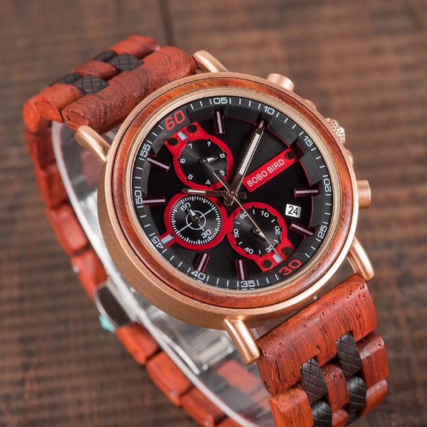 BOBO BIRD LUXURY URBAN STYLE WOODEN WATCH