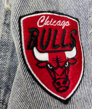 MJ PRINT MICHAEL JORDAN PATCHWORK WASHED DENIM JEAN JACKET