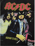 ACDC ROCK BAND CARTOON VINTAGE PRINT COMBINED TEES SWEATSHIRT