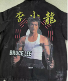 DRAGON BRUCE LEE RETRO KUNG FU DENIM JACKET