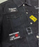 SCARFACE GANGSTER VINTAGE DENIM JEAN JACKET