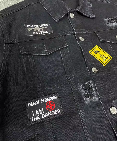SCARFACE GANGSTER VINTAGE DENIM JEAN JACKET
