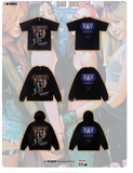 BLACK PINK PRINT KPOP STREETWEAR COMBINED T SHIRT AND SWEATSHIRT