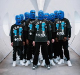 SANA DETROIT BLUE MASK GOTHIC PARODY T SHIRTS