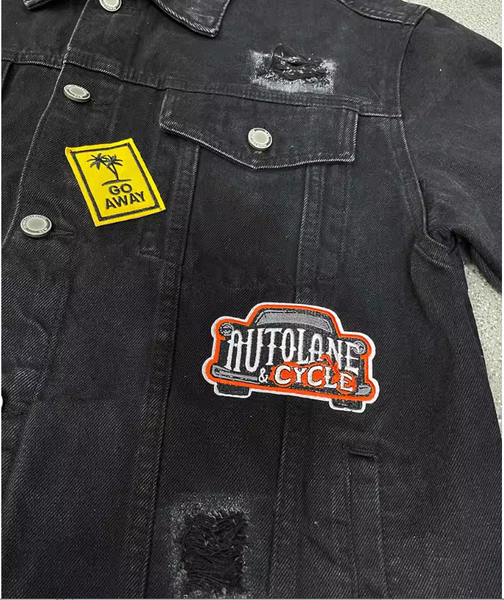 SCARFACE GANGSTER VINTAGE DENIM JEAN JACKET