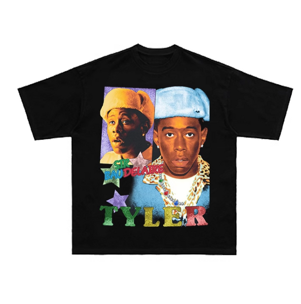 TYHOE THE CREATOR VINTAGE HIP HOP RAPPER PORTRAIT T SHIRTS