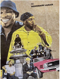 KENDRICK LAMAR HIP HOP MUSIC PRINT VINTAGE T SHIRT WITH SWEATSHIRT