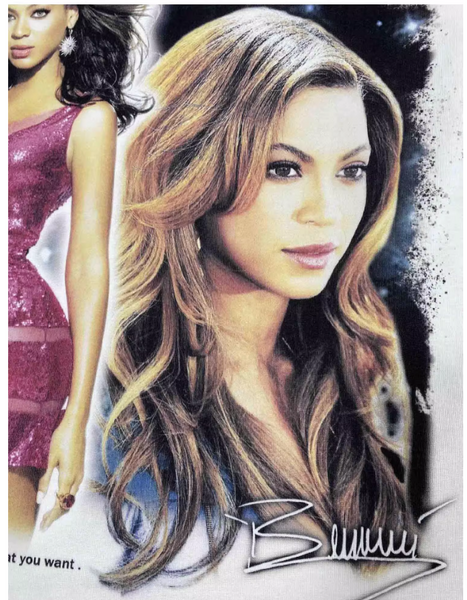 BEYONCE QUEEN BEY ICONIC VINTAGE COMBINED CREWNECK TEE AND SWEATSHIRT