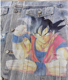 GOGETA DRAGON BALL ANIME DENIM JACKET
