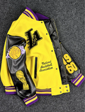 BASKETBALL LA LOS ANGLES EMROIDERED UNISEX VARSITY JACKET