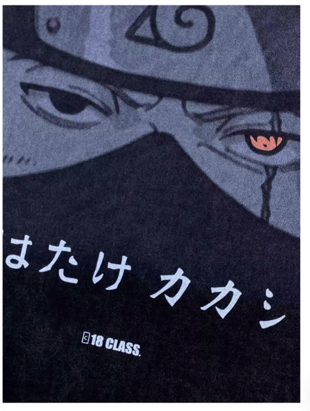 KAKASHI HATAKE NARUTO ANIME PRINT T SHIRT WITH SWEATSHIRT