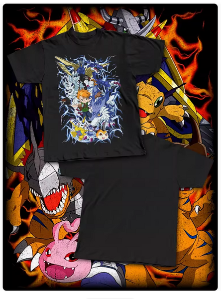 SANE DIGIMON GABUMON ANIME UNISEX VINTAGE T SHIRTS