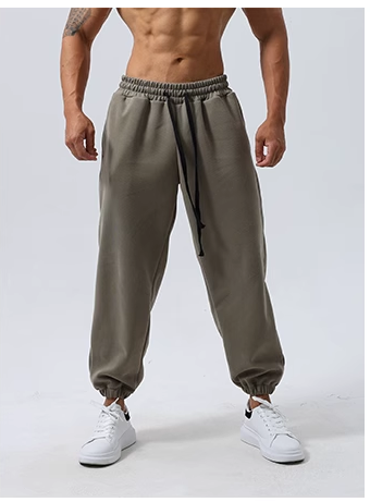 Rip Tide Loose Fit Baggy Workout Gym Sweat Pants With Two Front