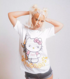 HEY KITTY PARODY GRAPHIC CARTOON HIP HIP T SHIRTS