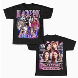 BLACK WORLD PINK TOUR MERCH UNISEX TEE SHIRTS