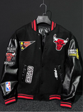 PRO BULLS BASKETBALL EMBROIDERED VARSITY UNISEX COLLEGE JACKET