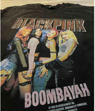 BLACK PINK PRINT KPOP STREETWEAR COMBINED T SHIRT AND SWEATSHIRT