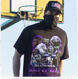 DK METCALF X-RECEIVER FOOTBALL JERSEY COTTON T SHIRT