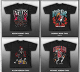 BASKETBALL UNDERGROUND HOOPS STYLE ICON T SHIRTS