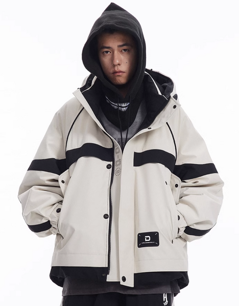 UNAPS UNISEX STYLE HOODED DOWN JACKET