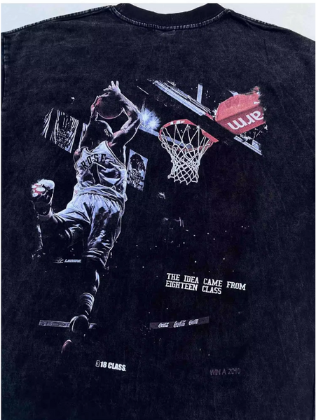 DERRICK D-ROSE WINDY CITY TRIBUTE BASKETBALL T SHIRT WITH SWEATSHIRT