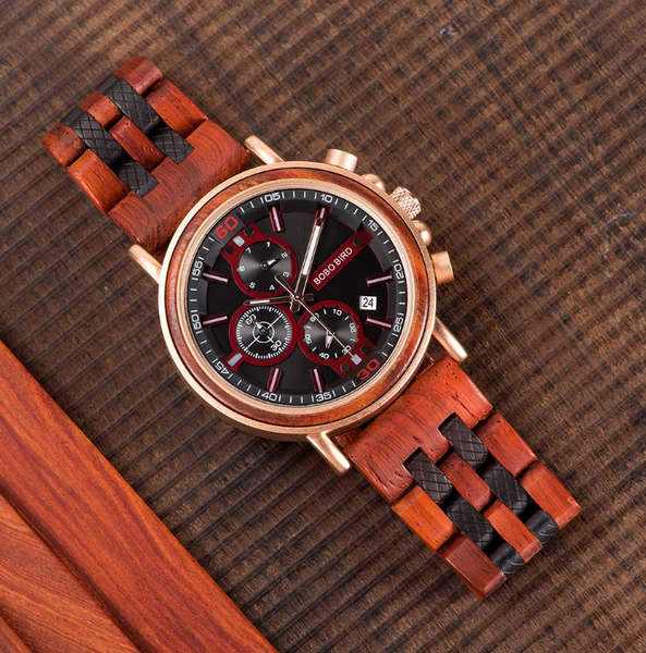 BOBO BIRD LUXURY URBAN STYLE WOODEN WATCH