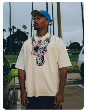 BBC CHAIN NECKLACE PATTERN PHARRELL WILLIAMS STYLE T SHIRTS