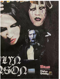 MARILYN MANSON SUPER STAR VINTAGE SWEATSHIRT WITH HOODIE