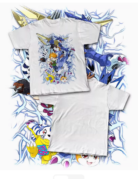 SANE DIGIMON GABUMON ANIME UNISEX VINTAGE T SHIRTS