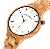 BOBO BIRD HANDMADE MINIMALISTIC DESIGN WOODEN WATCH