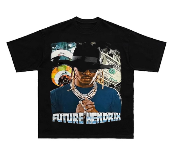 HENDROX FUTURES AMERICAN STYLE RAPPER PRINT VINTAGE T SHIRT