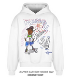 DKNT RAPPER GRAFFITI CARTOON GRAPHIC HOODIES