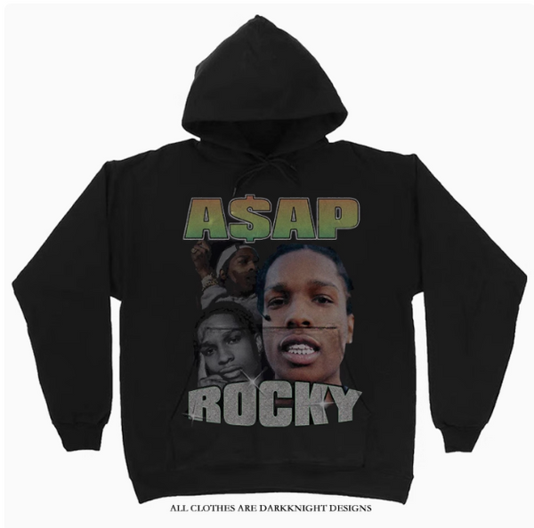 DKNT ASAP GRAPHIC ROCKY HIPHOP STYLE UNISEX HOODIE