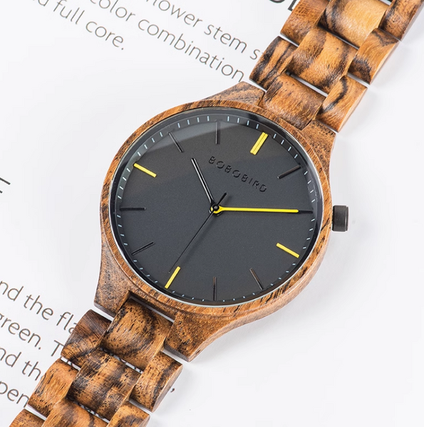 BOBO BIRD HANDMADE MINIMALISTIC DESIGN WOODEN WATCH