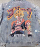 GOGETA DRAGON BALL ANIME DENIM JACKET