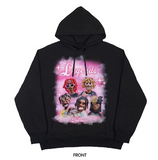 DKNT NEW GENERATION RAPPER TRAVIS PLAYBIO HIP HOP PORTRAIT CARTOON HOODIE