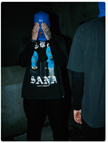 SANA DETROIT BLUE MASK GOTHIC PARODY T SHIRTS