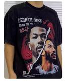 DERRICK D-ROSE WINDY CITY TRIBUTE BASKETBALL T SHIRT WITH SWEATSHIRT