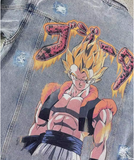 GOGETA DRAGON BALL ANIME DENIM JACKET