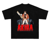 DKTN AKIRA VINTAGE CARTOON PRINT BOOTLEG CREW NECK T SHIRTS